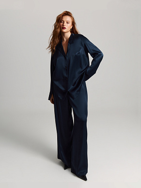 Блуза из атласной вискозы