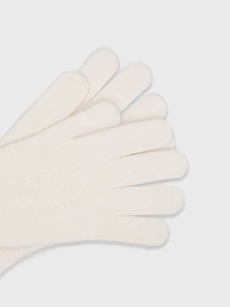 Перчатки вязаные с ангорой