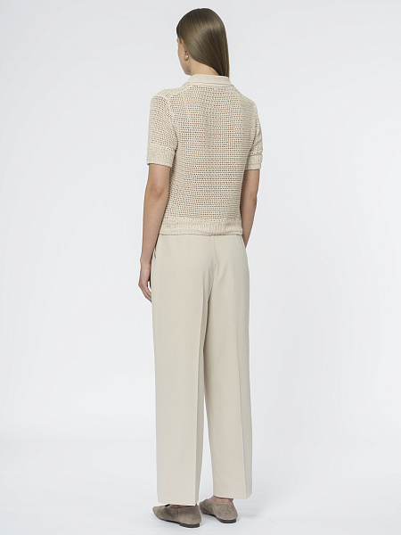 Укороченные прямые брюки