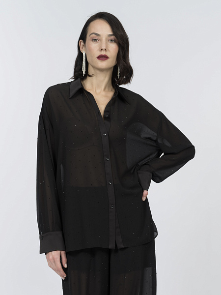 Блуза из воздушного шифона