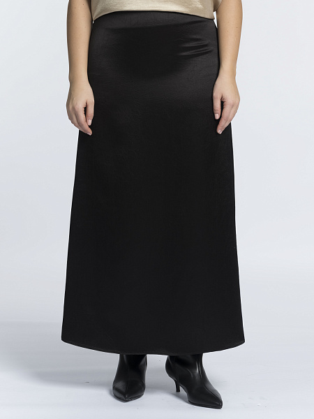 Юбка А-силуэта из ацетатного шелка