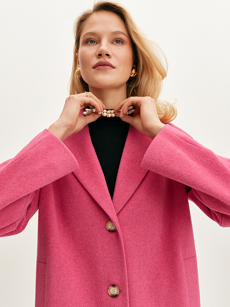 Пальто из овечьей шерсти 