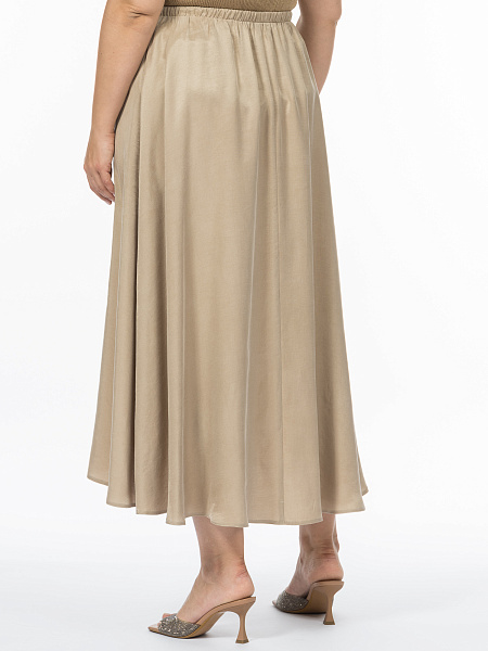 Асимметричная струящаяся юбка