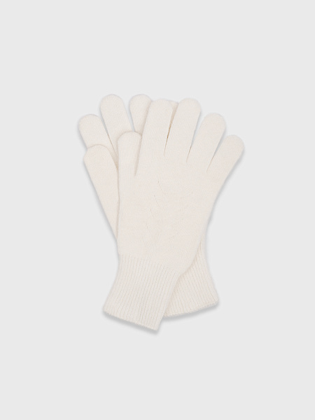 Перчатки вязаные с ангорой