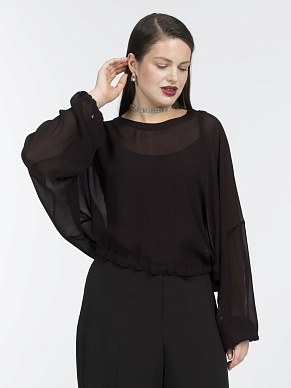 Блуза из вискозного шифона