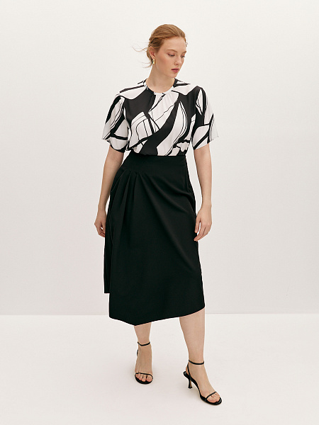 Юбка с асимметричным подолом