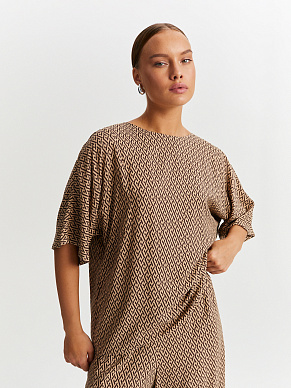 Блуза из вискозы с принтом