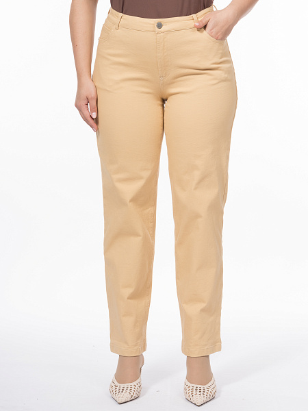 Джинсы Mom fit из цветного денима