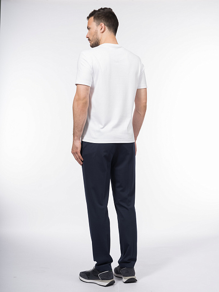 Футболка slim fit из мерсеризованного хлопка