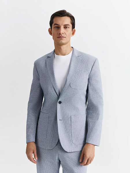 Пиджак со льном