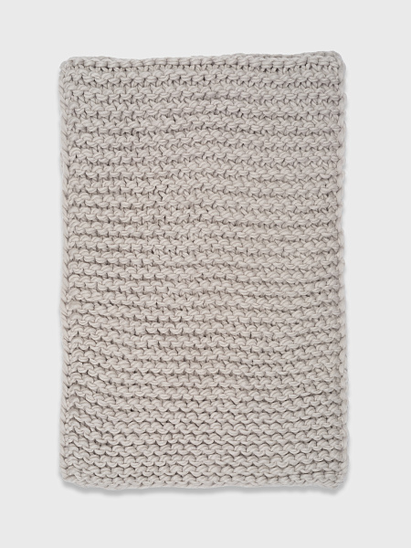 Уютный шарф крупной вязки