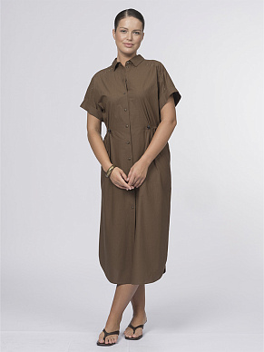 Платье-рубашка из 100% хлопка