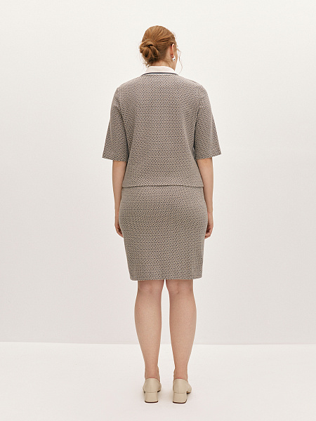 Юбка с графичным принтом