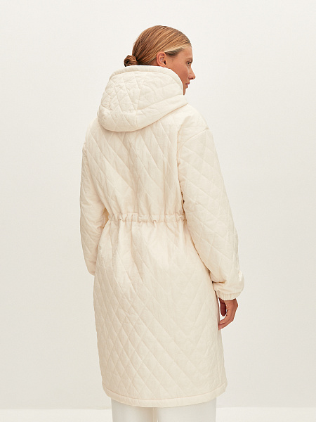 Стеганное пальто