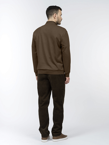 Свитшот из трикотажа с шерстью и хлопком