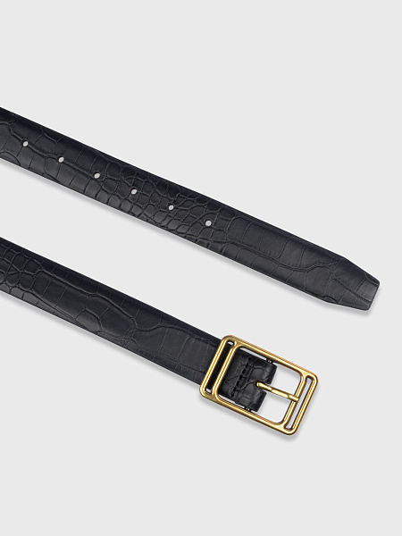 Ремень из фактурной экокожи