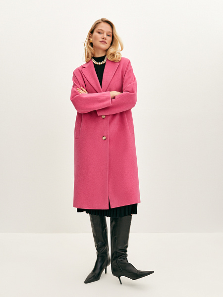 Пальто из овечьей шерсти 