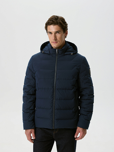 Короткая куртка с утеплителем пух/перо