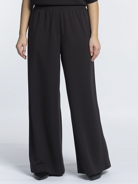 Брюки палаццо из вискозного неопрена