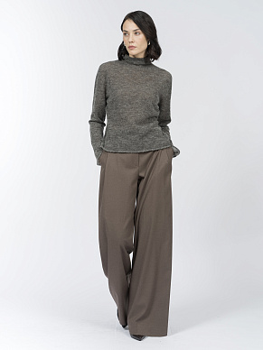 Бесшовный джемпер с шерстью мериноса и альпаки