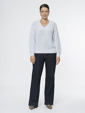 Джемпер с длинным рукавом из хлопковой пряжи