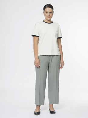 Брюки на резинке из вискозной ткани