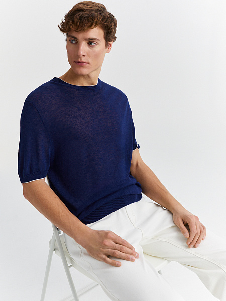 Футболка со льном