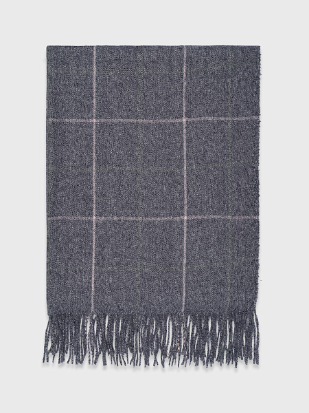 Шарф с клетчатым принтом