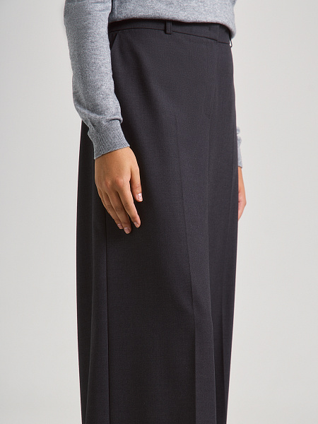 Брюки со стрелками из костюмной ткани