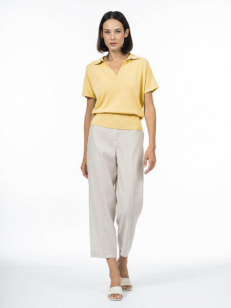 Поло из уникальной пряжи