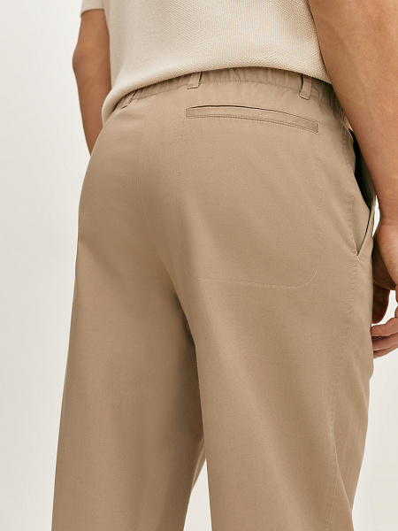 Брюки костюмные из хлопка