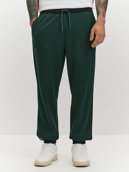 Брюки для спорта и отдыха из хлопкового трикотажа пике