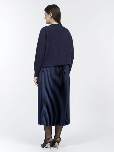 Юбка А-силуэта с эффектом гофре