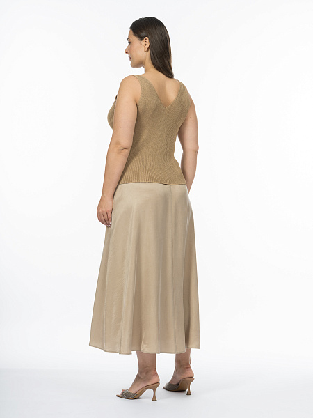 Асимметричная струящаяся юбка