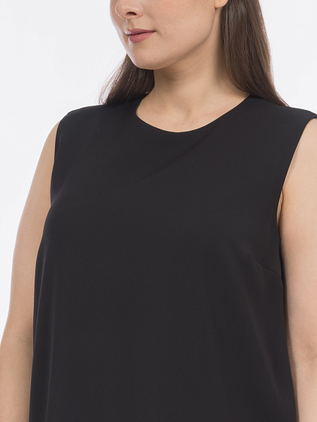 Платье длины миди с перьями