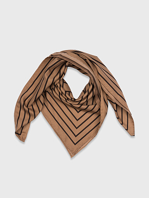 Платок с линейным принтом