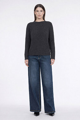 Прямые широкие джинсы