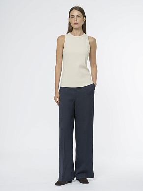 Базовый топ из хлопкового трикотажа