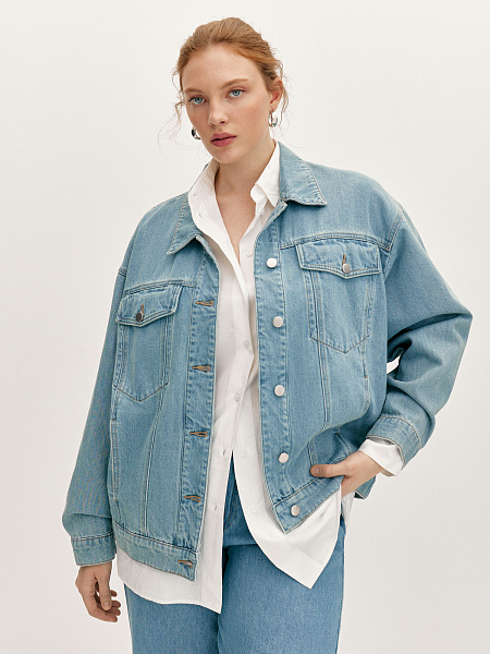 Джинсовая куртка oversize