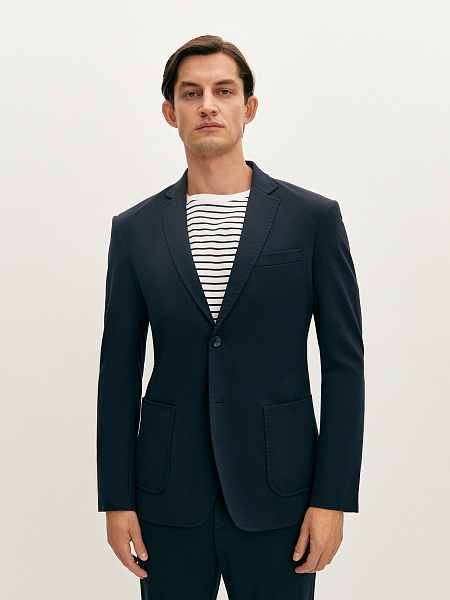 Пиджак трикотажный