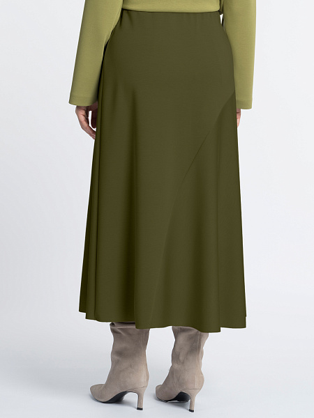 Расклешенная юбка из неопрена