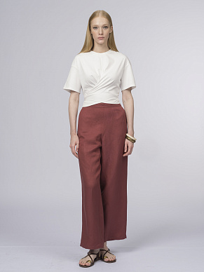 Блуза на запах из 100% хлопка