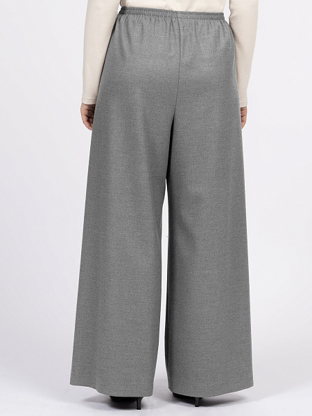 Прямые брюки из мягкой шерстяной ткани