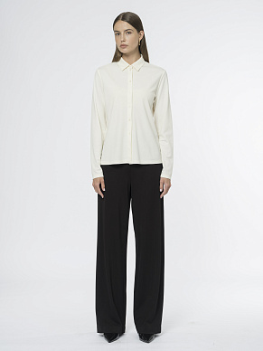 Трикотажные брюки палаццо