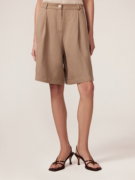 Шорты изо льна и тенселя