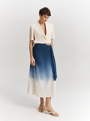 Юбка-миди на запах