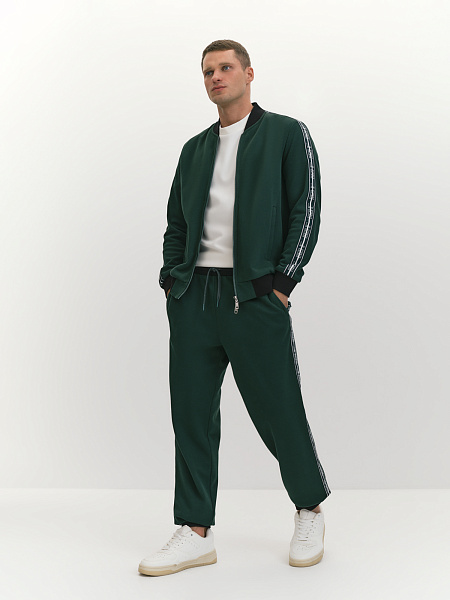 Брюки для спорта и отдыха из хлопкового трикотажа пике