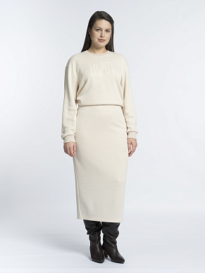 Юбка карандаш из вискозного трикотажа