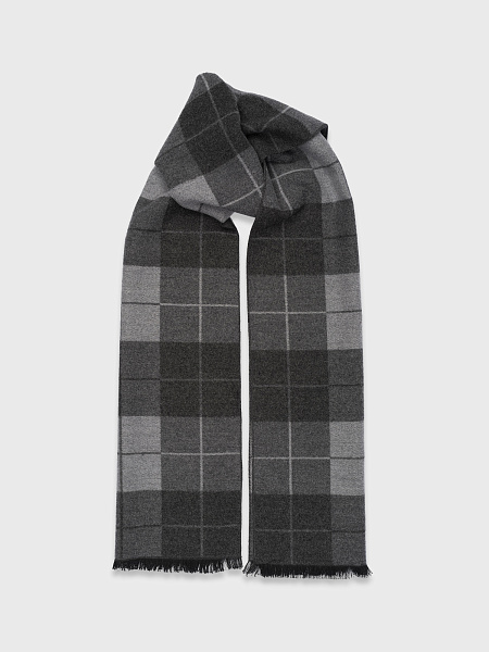 Шарф с принтом "клетка тартан"