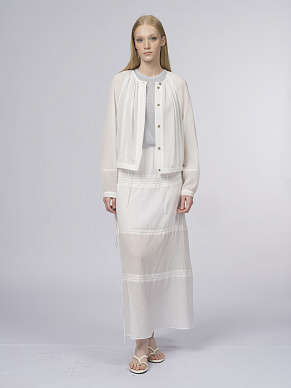 Блуза-бомбер из воздушного хлопка